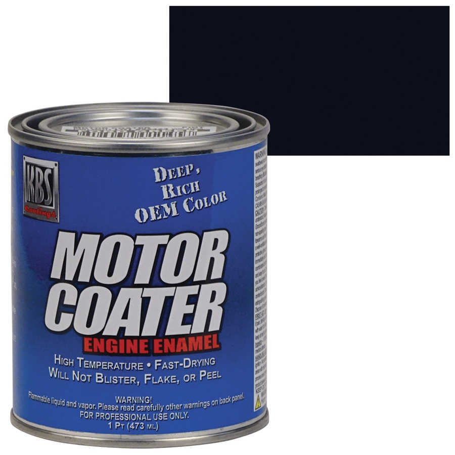 KBS Motor Coater Engine Enamel - Ford Dark Blue, Pint